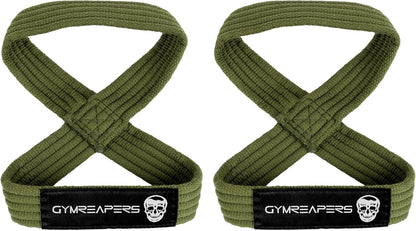 Figure 8 Lifting Straps for Deadlift, Powerlifting, Strongman, & Cross Training Strong Weightlifting Wrist Straps for Men, Women